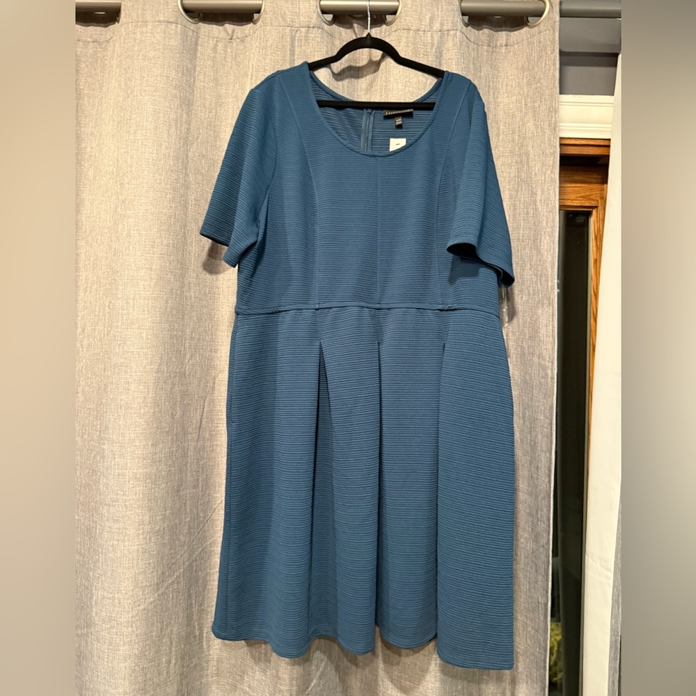 Lane Bryant Teal Midi Dress